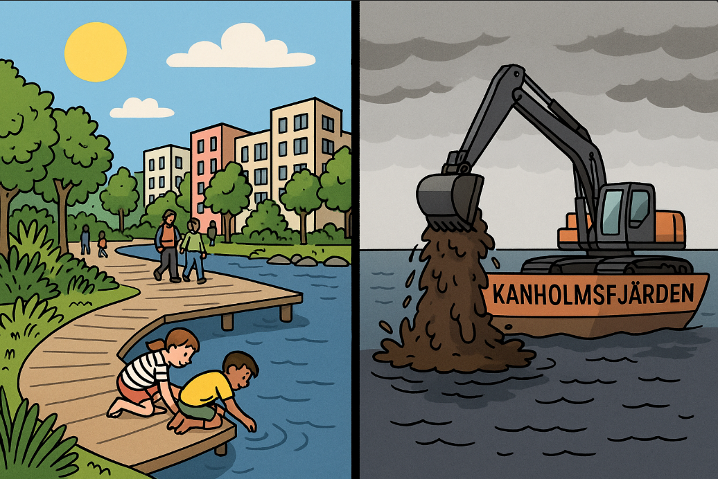 En “biologisk marinpark” byggd på giftigt slam – Stockholm upprepar historiens misstag